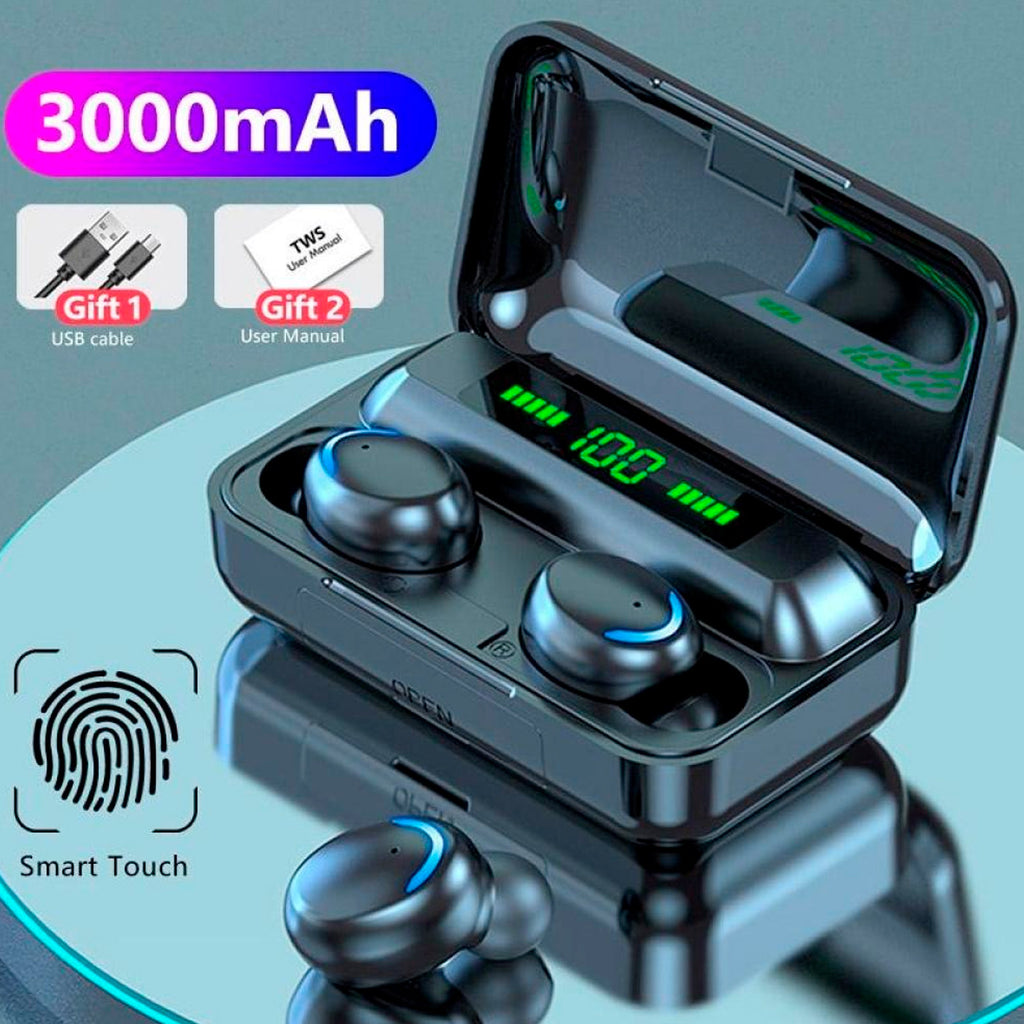 Audífono Inalámbricos F9 Con Power Bank