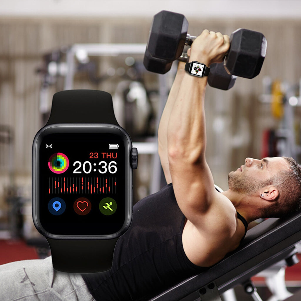 Smartwatch Reloj T500-Tactil NEGRO