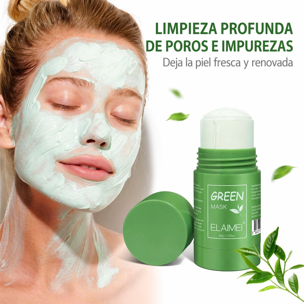 💚 Green Mask Stick – Limpieza profunda y eliminación de puntos negros